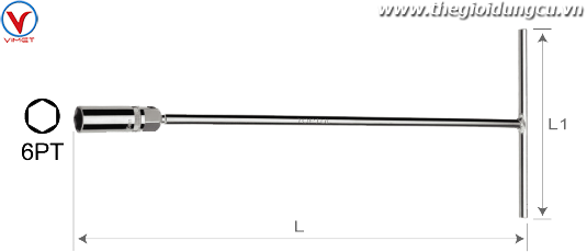 Tuýp T mở bugi 16x450mm