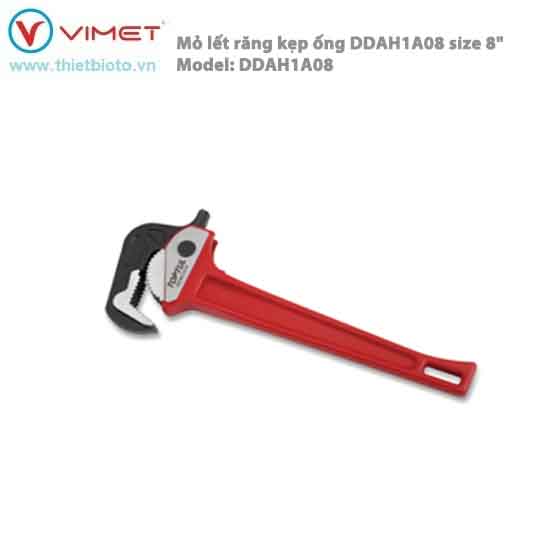 Mỏ lết răng kẹp ống DDAH1A08 size 8