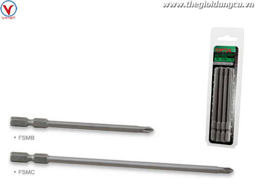 Bộ vít bắn tôn 4 chi tiết Kiểu Nhật Bản FSMB0802G