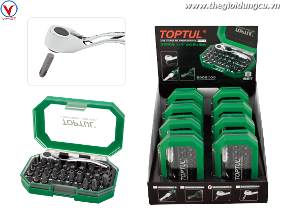 Bộ cần siết 35 món 1/4