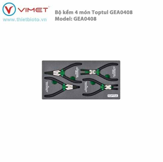 Bộ kềm 4 món Toptul GEA0408