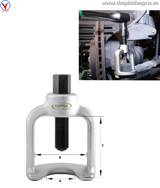 Cảo tháo khớp cầu TOPTUL JEAB0646