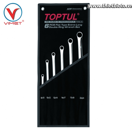 Bộ cờ lê 2 đầu vòng 6 chi tiết Toptul GPAP0601