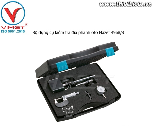 Bộ dụng cụ kiểm tra đĩa phanh ôtô Hazet 4968/3