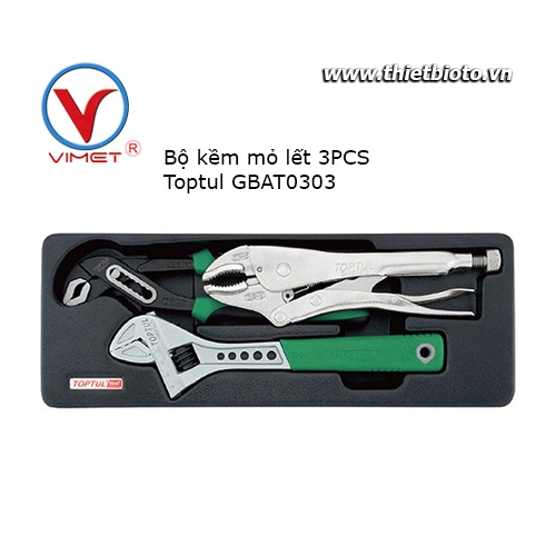 Bộ kềm mỏ lết Toptul GBAT0303