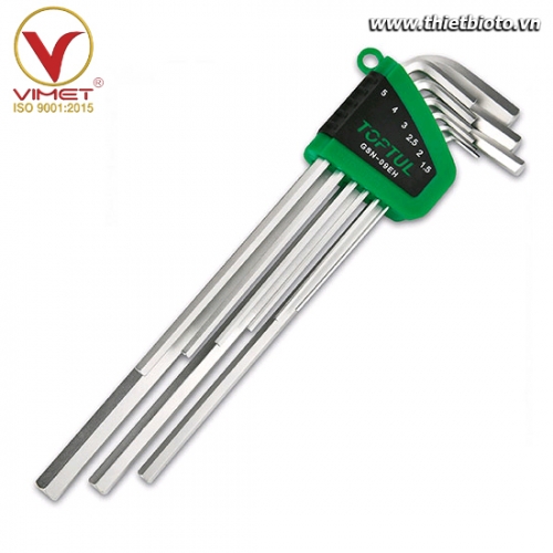 Bộ khóa 2 đầu lục giác chữ L Toptul GSN-09EH