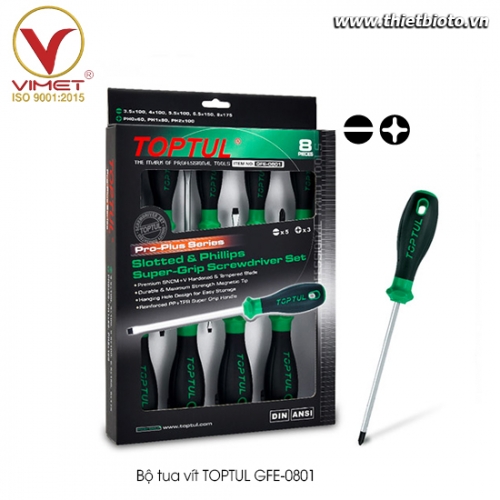 Bộ tua vít TOPTUL GFE-0801