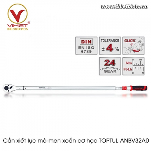 Cần xiết lục mô-men xoắn cơ học TOPTUL ANBV32A0