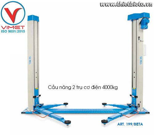 Cầu nâng 2 trụ cơ điện 4000kg OMCN