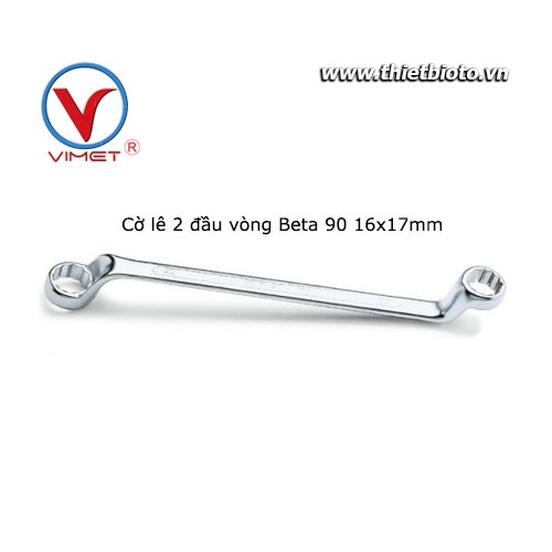 Cờ lê 2 đầu vòng Beta 90 16x17mm