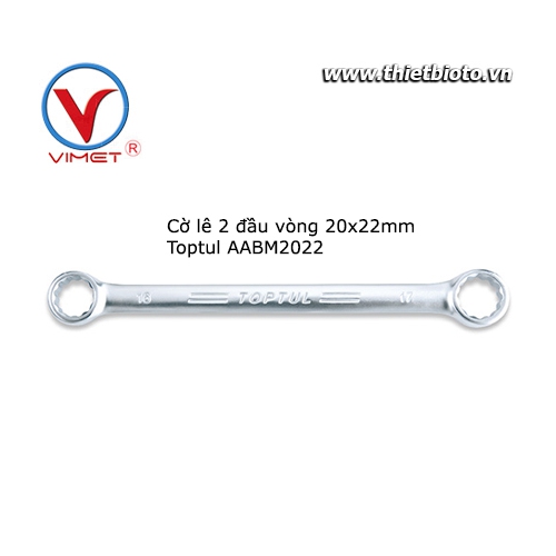 Cờ lê 2 đầu vòng Toptul AABM2022
