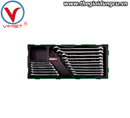 Bộ cờ lê vòng miệng toptul GTB1621