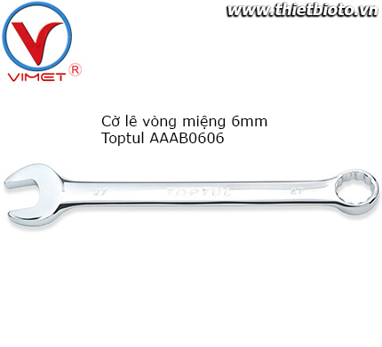 Cờ lê vòng miệng bóng Toptul AAAB0606
