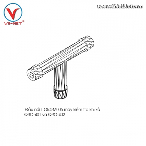 Đầu nối T kiểm tra khí xả QRO-401 và QRO-402