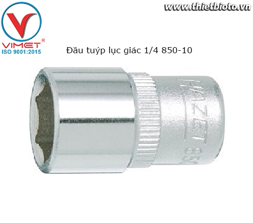 Đầu tuýp lục giác 1/4 Hazet 850-10