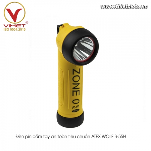 Đèn pin cầm tay an toàn tiêu chuẩn ATEX WOLF R-55H