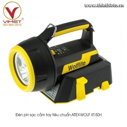Đèn pin sạc cầm tay tiêu chuẩn ATEX WOLF XT-50H