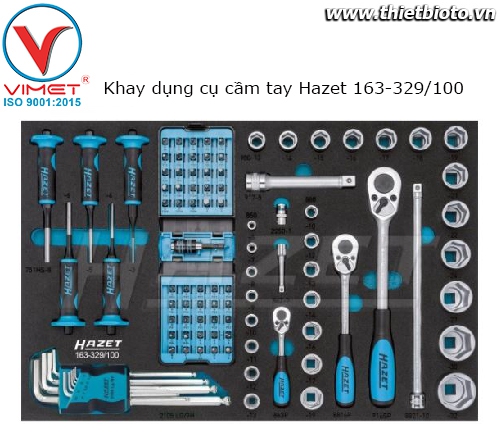 Khay dụng cụ cầm tay Hazet 163-329/100