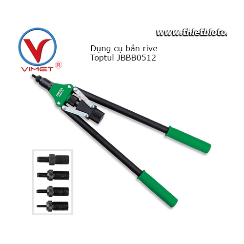 Kìm bấm rive Toptul JBBB0512