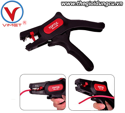 Kìm tuốt dây điện toptul DICA1306