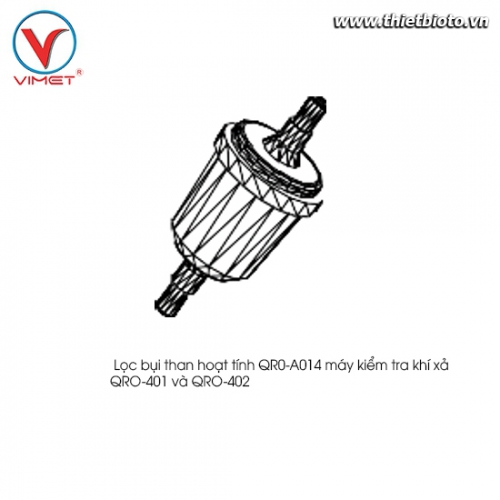 Lọc bụi than hoạt tính máy kiểm tra khí xả QRO-401 và QRO-402