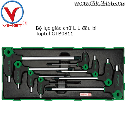 Bộ lục giác chữ L 8 chi tiết Toptul GTB0811