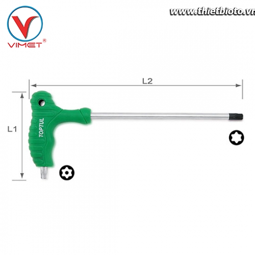Lục giác L sao lỗ Toptul AIEA1015