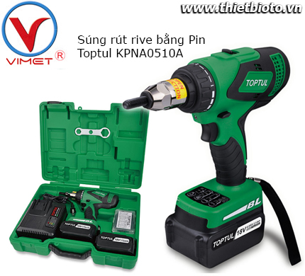 Súng rút rive bằng pin Toptul KPNA0510A
