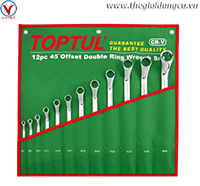 Bộ cờ lê 2 đầu vòng 45 độ 12 món (6-32mm)