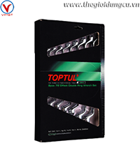 Bộ Cờ lê 2 đầu vòng 75 độ 8 món (6-22mm)
