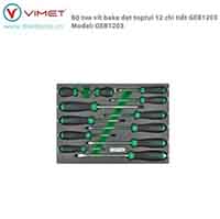 Bộ tua vít bake dẹt toptul 12 chi tiết GEB1203
