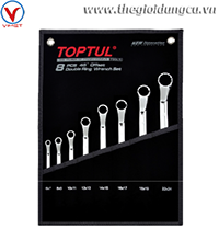 Bộ cờ lê 2 đầu vòng 45 độ 8 món (6-24mm)