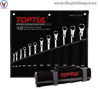 Bộ cờ lê 2 đầu vòng 45 độ 12 món (6-32mm)