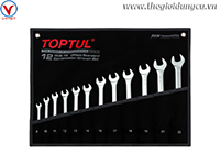 Bộ cờ lê vòng miệng 75 độ mờ 12 món ( 8-22mm)