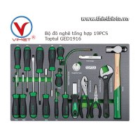 Bộ đồ nghề tổng hợp 19 chi tiết Toptul GED1916