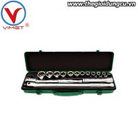 Bộ dụng cụ cần siết và đầu tuýp 1/2 Toptul GCAD1512
