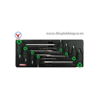 Bộ tuýp lục giác chữ L 8 chi tiết Toptul GAAT0811