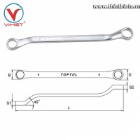Cờ lê 2 đầu vòng toptul AAEH3032