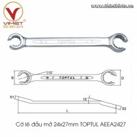 Cờ lê đầu mở 24x27mm TOPTUL AEEA2427