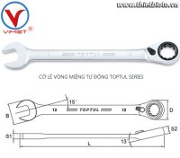 Cờ lê vòng miệng tự động 17mm TOPTUL ABAF1717