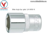 Đầu tuýp lục giác 1/4 Hazet 850-9
