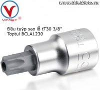 Đầu tuýp sao lỗ T30 3/8inch Toptul BCLA1230