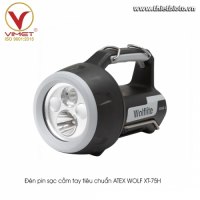 Đèn pin sạc cầm tay tiêu chuẩn ATEX WOLF XT-75H