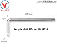 Lục giác L sao (ngắn) T55 TOPTUL AIAS5514