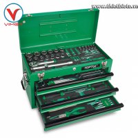 Tủ đồ nghề 3 ngăn 114 chi tiết toptul GCAZ114A