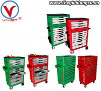 Tủ đồ nghề 7 ngăn 372 chi tiết toptul GX-09801+GT-27401