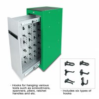 Tủ phụ ghép bên cạnh tủ 7 ngăn màu đỏ TBAH0102