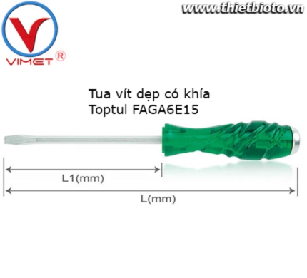 Tua vít dẹp có khía FAGA5E13