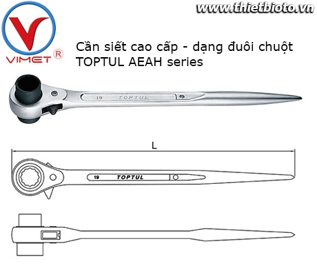Tuýp đuôi chuột 21x23mm TOPTUL AEAH2123