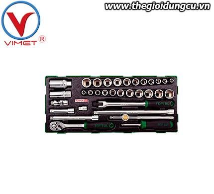 Bộ tuýp và cần xiết toptul GTB3318